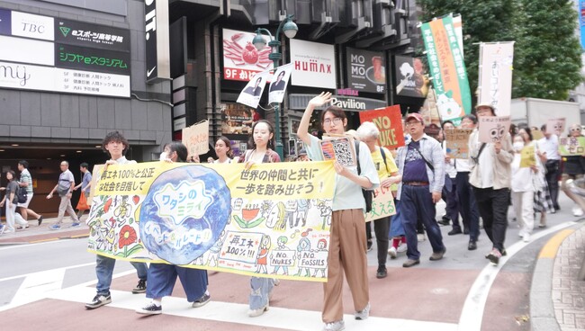 「さようなら原発全国集会」 渋谷や原宿を4500人がパレード