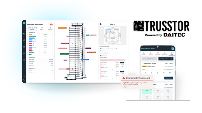 ダイテック、建設IoTプラットフォーム「Trusstor(トラスター)」の日本国内販売を開始