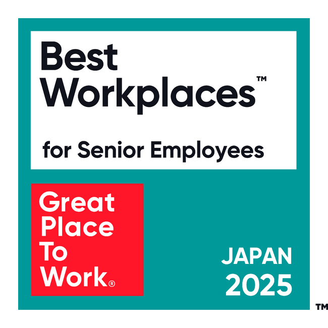 「働きがいのある会社」シニアランキング第3位に選出！