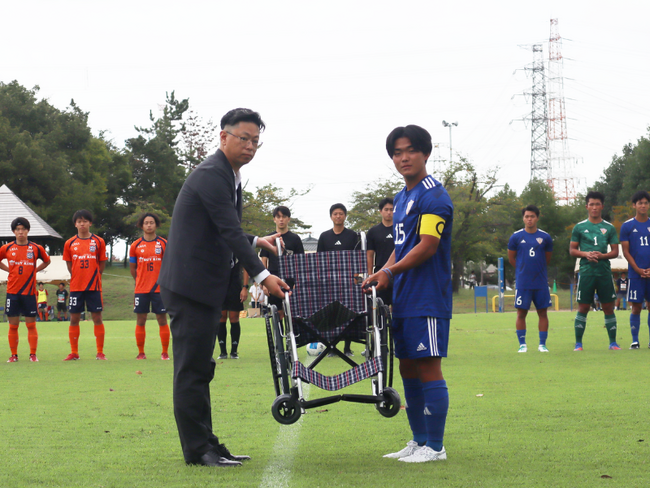 【通算18回目】JAPANサッカーカレッジから聖籠町へ福祉器具の贈呈を実施！