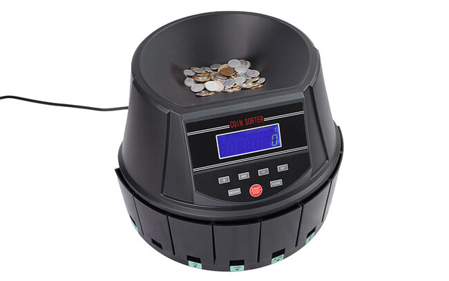 新硬貨にも対応　大量の硬貨も自動で仕分け＆計算で作業効率アップ『電動オートコインカウンター』を発売