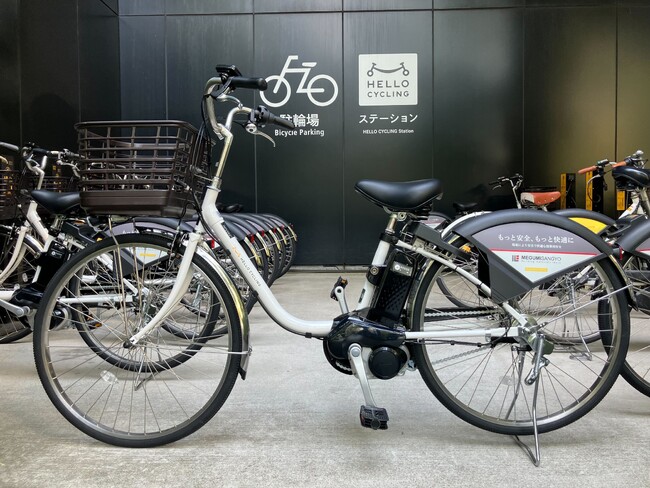 恵産業がシェアサイクルサービス「HELLO CYCLING」へ電動アシスト自転車を導入
