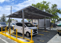 JICA実証事業でソーラーカーポート(Dulight)が採用　パラオ初のEVインフラ整備に貢献