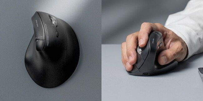 「高速スクロール革命」新Bluetoothエルゴノミスクマウスを9月30日に発売