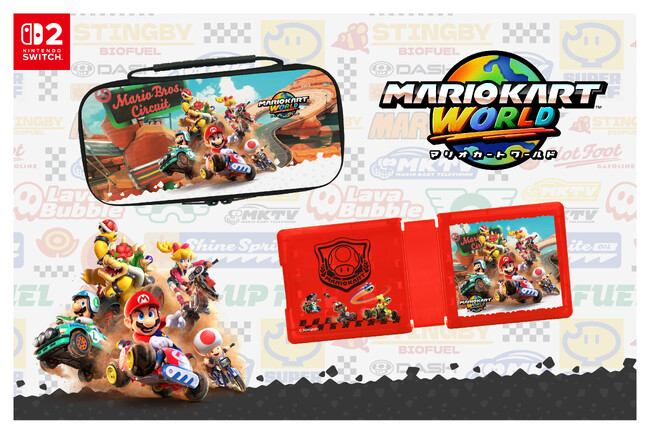 Nintendo Switch 2 用ライセンスアクセサリー「マリオカート ワールド」シリーズ　全2種2025年11月中旬より発売開始予定！