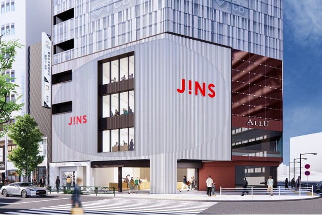JINSのすべてがここに集結。世界最大の旗艦店「JINS新宿店」2026年初夏オープン