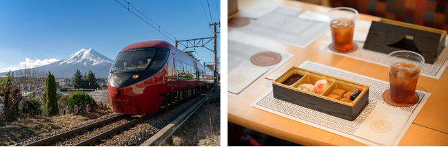 富士山麓から世界へ発信！「移動」そのものが目的地に。富士急行線「富士山ビュー特急」が、老舗和菓子と奏でる新たな観光体験 | 訪日外国人向け「和スイーツ」プラン2025年11月4日より販売開始