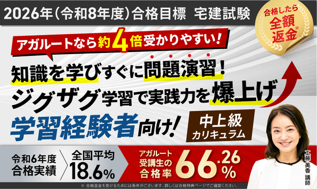 【2026年（令和8年度）合格目標】宅建試験中上級カリキュラム（フル・ライト）リリース！