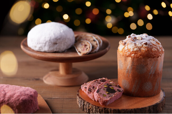 シュトーレンやパネトーネなど、世界の伝統的なクリスマス菓子が並ぶ「クリスマススイーツ2025」を発売【ウェスティンホテル仙台】
