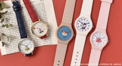 レトロなイラストがキュート！　ハローキティ、マロンクリームのオリジナル腕時計を雑貨店・ブルーブルーエで9/28~大好評発売中