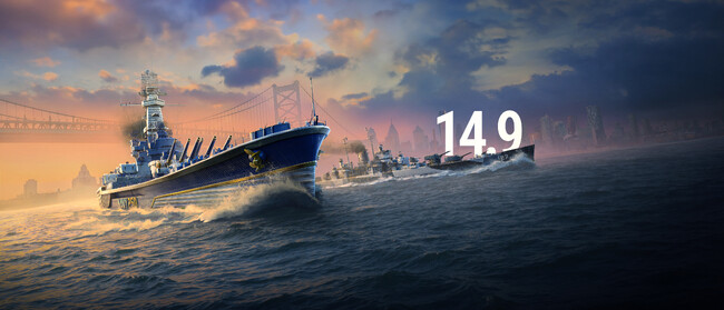 World of Warships、アメリカ海軍創設250周年を記念する大型アップデートを実施