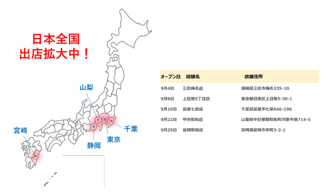【9月速報】ニコニコレンタカー、5店舗が全国で一斉OPEN！