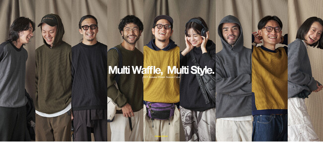 【ナリフリ】narifuri Multi Waffle, Multi Style.