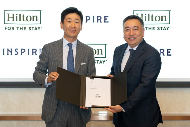 ヒルトン、韓国で「インスパイア・エンターテインメント・リゾート」との提携を発表