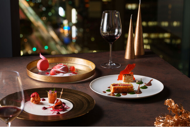 高層階からの夜景とともに楽しむ、贅を極めたクリスマスディナーコース「Joyous Christmas 2025」発売【ウェスティンホテル仙台】