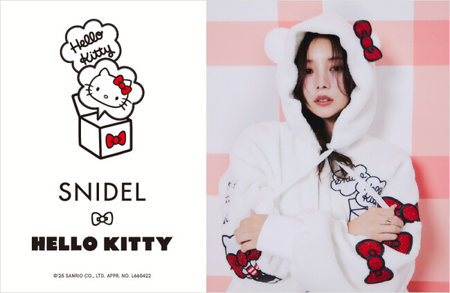 ＜SNIDEL(スナイデル)＞世界中で愛され続けているハローキティとのコラボレーションアイテムが全11型登場！＜10月8日(水)全国販売開始＞