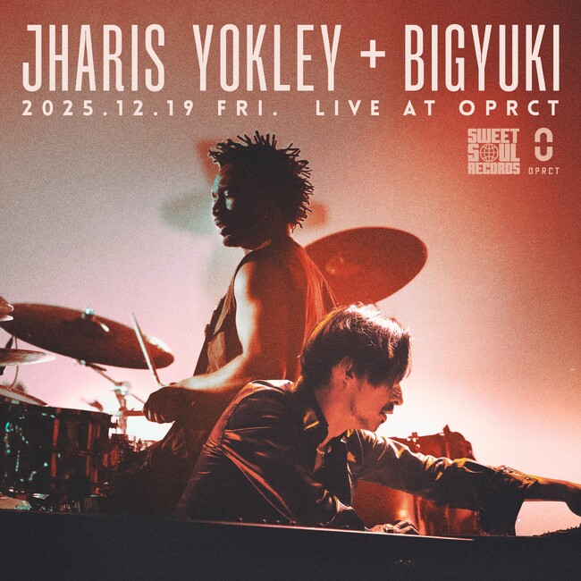 NYシーンを席巻するJharis Yokley + BIGYUKIによる特別デュオ公演が12/19（金）にOPRCTで開催決定！