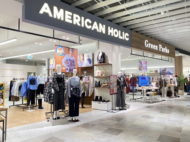 「Green Parks」「AMERICAN HOLIC」イオンモール須坂に10月3日（金）グランドオープン！