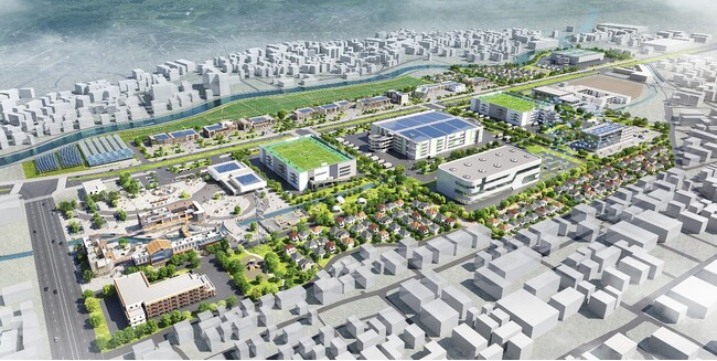 『（仮称）粕屋町仲原東・志免町別府土地区画整理事業』業務代行予定者に選定