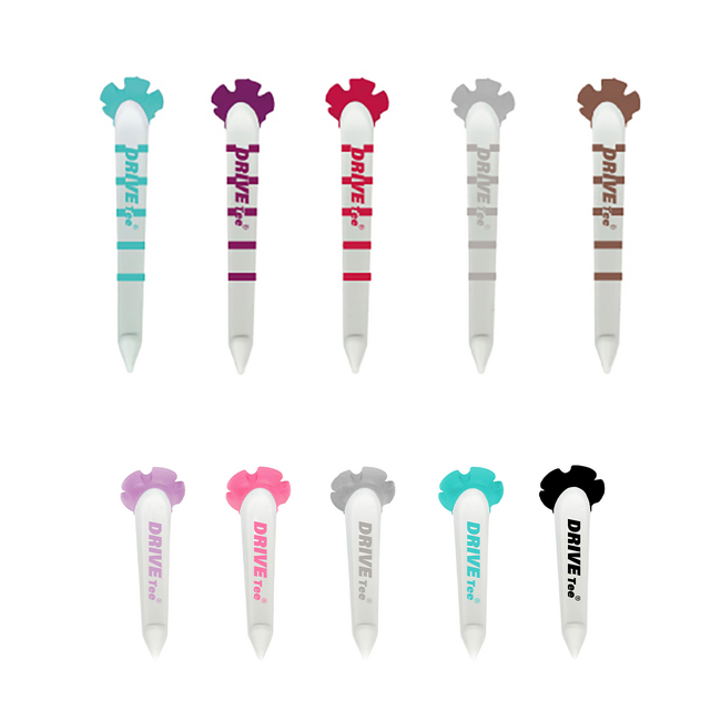 【緊急追加販売決定】よく飛ぶ・曲がらないとプロアマ絶賛！花びら型ティー『DRIVE TEE(R)』のショート/ロング単体モデルが発売開始