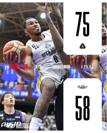 【群馬クレインサンダーズ：試合結果】10/4(土) vs シーホース三河 りそなグループ B.LEAGUE 2025-26シーズン