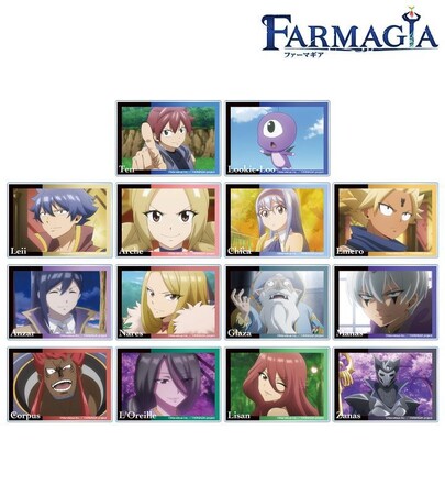 『FARMAGIA』のトレーディング場面写アクリルカード、トレーディング場面写缶バッジの受注を開始！！アニメ・漫画のオリジナルグッズを販売する「AMNIBUS」にて