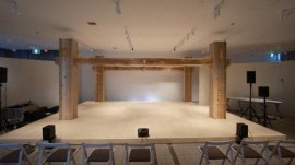 【大阪・関西万博 伝統文化未来共創Projectにて展示した「束ね柱」の様子】 【大阪・関西万博 伝統文化未来共創Projectにて展示した「束ね柱」の様子】