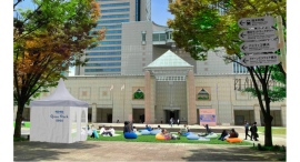 本年もグランモール公園に芝生広場が登場。「MM Grass Park」11/3(月•祝)まで開催