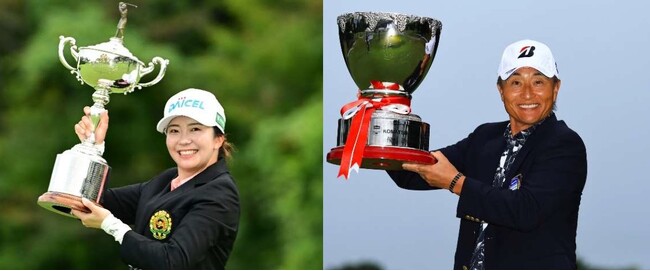 堀琴音 宮本勝昌 ブリヂストンゴルフのボールで国内女子メジャー/国内シニアツアーを同週制覇！