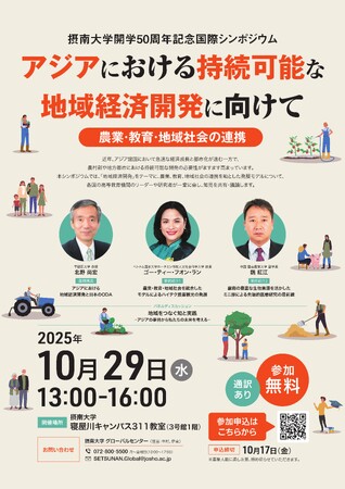 【摂南大学開学50周年記念事業】国際シンポジウムを開催