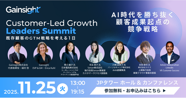 Customer-Led Growth Leaders Summit セッション内容/スポンサー企業様の確定