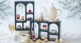 ＜冬の女子会や記念日に最適＞地上264mで味わう雪景色を思わせるスイーツと紅茶。東京オペラシティ最上階で愉しむ「ホワイトクリスマス」アフタヌーンティー