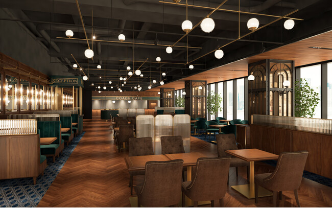 「大井町トラックス」に新たなレストラン・ルーフトップバーが誕生「The TAILOR YARD MAIN DINING」「The TRAVELERS HOUSE ROOFTOP BAR」