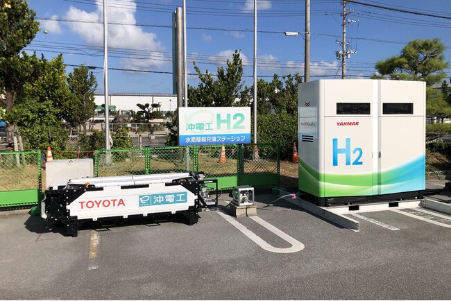 水素燃料の普及を目指す沖電工に水素燃料電池発電システム「HP３５FA1Z」を納入