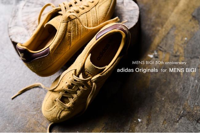 MEN'S BIGI 50周年記念──adidas Originals for MEN'S BIGI「GAZELLE INDOOR」を限定発売