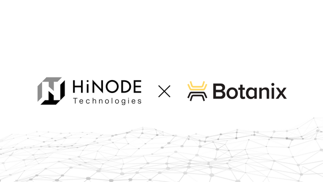 Hinode Technologies、Botanixと戦略パートナーシップを締結