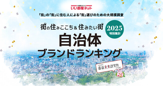 いい部屋ネット　自治体ブランドランキング2025＜関西版＞