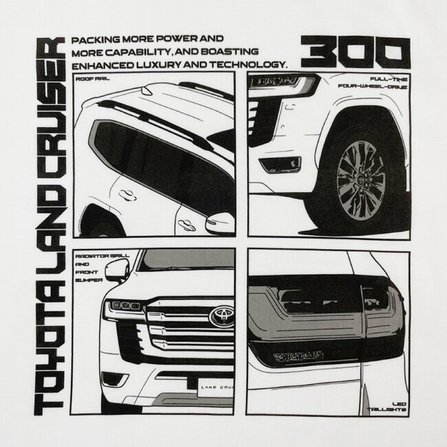 TOYOTA『LAND CRUISER 300』Tシャツが楽天市場で販売開始!