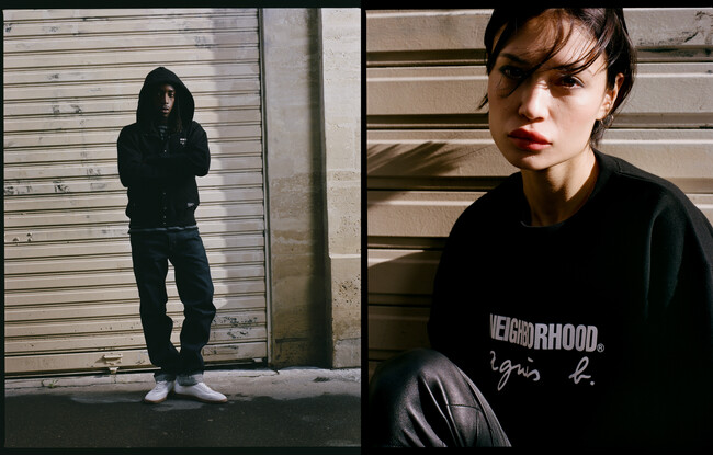 アニエスベー、NEIGHBORHOOD(R)とのコラボレーション第1弾をローンチ