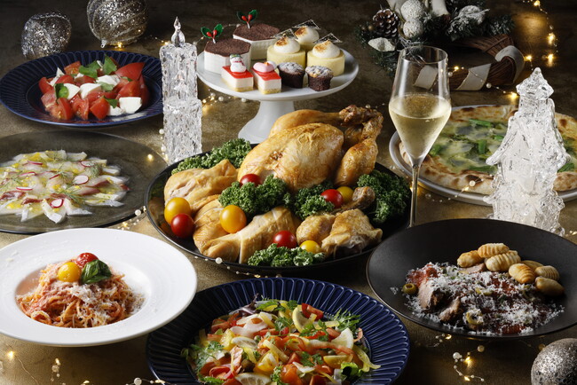 ～琵琶湖ホテルのクリスマス～　聖なる夜を華やかに彩るイタリアンクリスマスビュッフェや目の前で焼き上げるライブ感が魅力の鉄板焼クリスマスコース