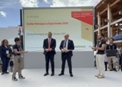 ◆大阪・関西万博閉幕日、イタリア館前に特設スケートリンク登場◆ 万博からミラノ冬季五輪へ、関西大学スケーターがバトンを繋ぐ