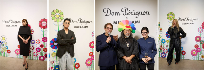 ドン ペリニヨン、村上隆との新たなクリエイションの幕明けを祝うイベントを東京で開催 時を超えたビジョンの融合となる限定エディションをお披露目