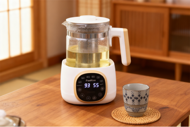 1℃ずつ温度調節で極める一杯！FeeKaa多機能ポット(FK-BB-021)いつでも、最適な温度のお湯