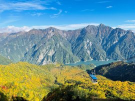紅葉と立山ロープウェイ(10月上旬) 紅葉と立山ロープウェイ(10月上旬)