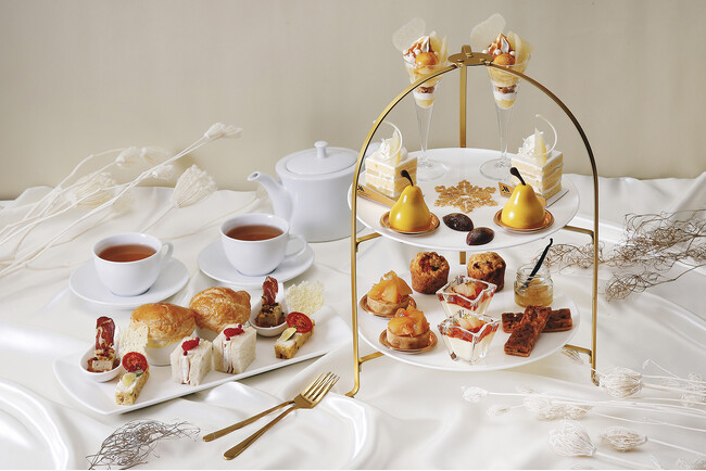 【東京マリオットホテル】幻の洋なし”ル・レクチェ”とバニラ・キャラメルが織りなすとろける甘い冬のティータイム「Le Lectier Afternoon Tea(ル・レクチェ アフタヌーンティー)」