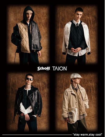 「Schott」×「TAION」コラボレーションアイテム第２弾が登場！