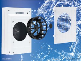 送風ファンを工具不要で簡単に取り外して水洗いでき、いつでも清潔な温風