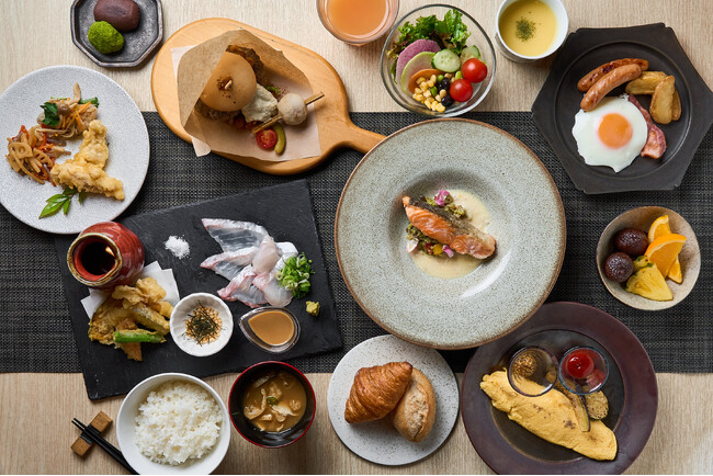 「楽しみになる朝食」を全国3ホテルで一斉リニューアル！LIVEキッチンで提供する握りたておむすびやカスタマイズできる卵料理、和風デザートなど