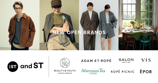 WEBストア「and ST」にセレクトショップ最大手の株式会社ユナイテッドアローズより「BEAUTY＆YOUTH」が10月15日NEWオープン！