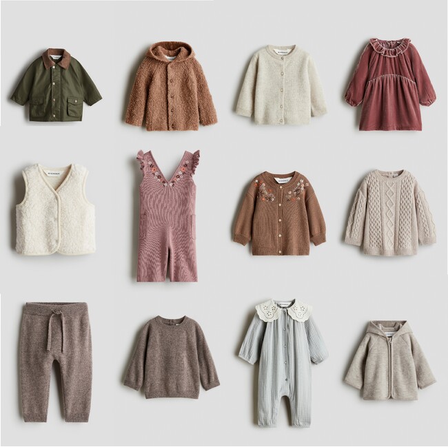 H&M Adorables、長く愛用できるプレミアムな素材とデザイン性のベイビー/キッズウェア・コレクションを発売中
